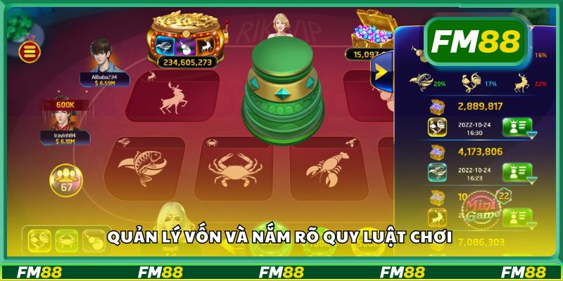 Quản lý vốn và nắm rõ quy luật chơi